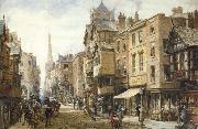 Louise Rayner The Cross,Eastgate,Chester oil painting picture wholesale